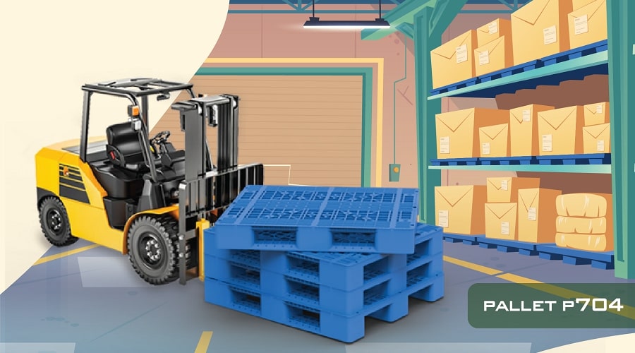 pallet nhựa 1 mặt