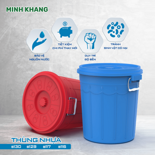thùng nhựa đựng nước tại Minh Khang