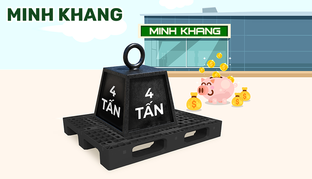 tải trọng khi mua pallet nhựa